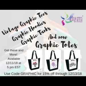 Graphic totes & more